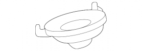 Left rear pillar speaker for Mercedes X167 GLS 450 20-26
