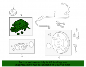 Ford Focus mk3 11-18 manual transmission master cylinder reservoir