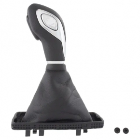 Ford Escape MK3 17-19 Sport gear knob, black rubber, bumpers