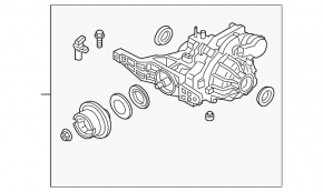 Ford Bronco Sport 21-25 AWD 105k Rear Differential