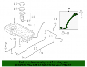 Mini Cooper Countryman R60 10-16 Fuel Filler Neck