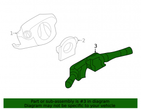Steering column switches assembly Nissan Murano z52 15- without fog lights