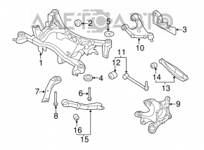 Rear right axle Subaru Impreza 17-23 GK