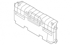 Upper radiator deflector Genesis GV60 23-25