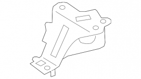 Rear Right Trunnion Bracket Mini Cooper Countryman R60 10-16