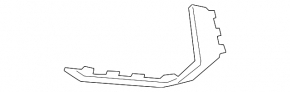 Front bumper molding trim right Audi A6 C8 19-
