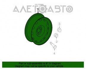 Spare tire Chrysler 200 11-14