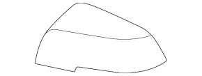 BMW X2 F39 18-23 Left Side Mirror Cover Upper