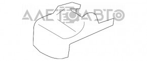 Driver's seat runner trim front left Lexus ES300h ES350 13-18 beige