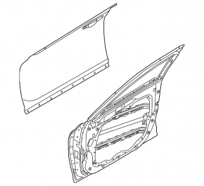 Bare front right door Genesis GV80 21-26