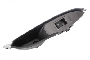 Chevrolet Malibu 16 rear right window lift control trim - gray with chrome molding