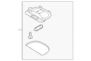 Subaru Outback 10-14 passenger light