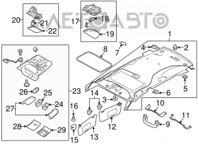 Subaru Outback 10-14 passenger light