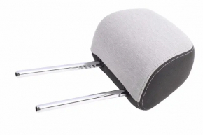 Chevrolet Equinox 2022-2024 rear left headrest, black and gray cloth