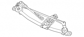 Kia EV6 22-24 Windscreen Wiper Trapezoid with Motor