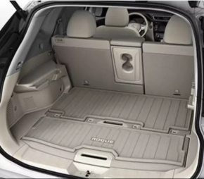 Front trunk mat Nissan Rogue 14-17 beige for 2 rows
