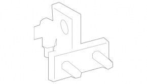 Lower front right door hinge for Mercedes A-class V177 19-22