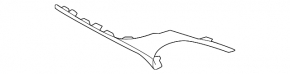 Front bumper cover left Mercedes EQE SUV-class X294 23-25 inner, AMG pkg