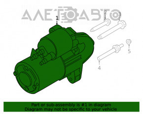 Ford Fusion mk5 13-20 1.5T 1.6T starter water damage