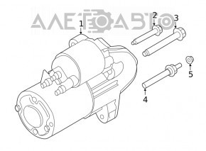 Ford Fusion mk5 13-20 1.5T 1.6T starter water damage