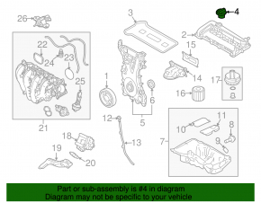 Oil filler cap Ford C-max MK2 13-18