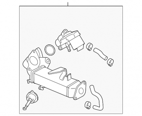 USR cooler BMW 7 F01 11-15 N57