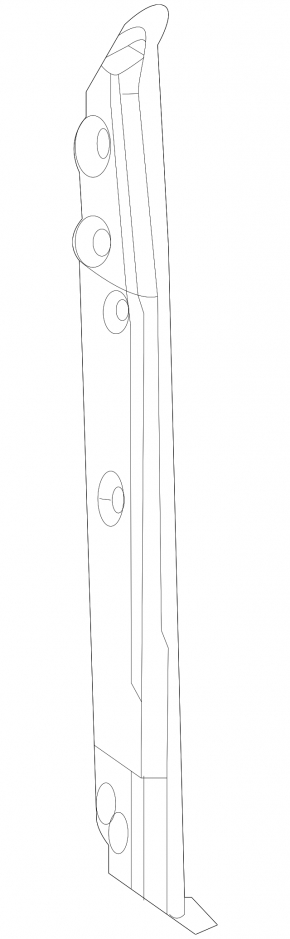 Left door-wing seal for Mercedes W167 GLE 350 450 20-24