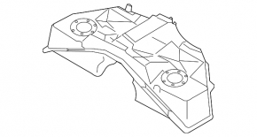 Fuel tank Infiniti G25 G37 4d 09-13