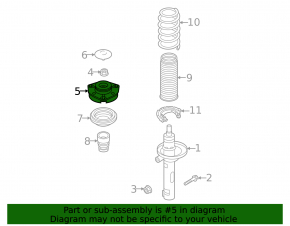 Front left shock absorber support Volkswagen ID.4 21-25