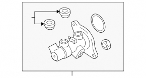 Brake master cylinder VW Passat b7 12-15 USA
