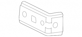 Headlight bracket right GMC Terrain 18-