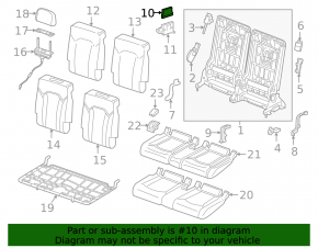 Control unit 3 row of seats Audi Q7 16-