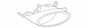 Right muffler tip for Audi RS Q8 19-25