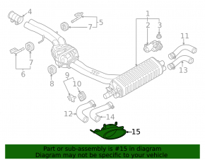 Right muffler tip for Audi RS Q8 19-25