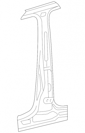Right center pillar for a VW Tiguan 09-18