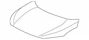 Honda Civic X FC 16-21 bare hood