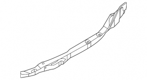 Wing seal hood-wing right Nissan Altima 16-18