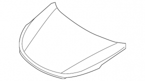 Naked hood Hyundai Santa FE Sport 13-18