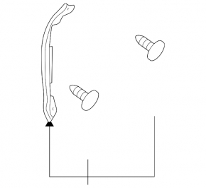 Seal wing door-wing right Lexus LS460 LS600h 07-12 on the door