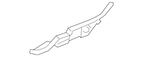 Left windshield wiper seal Honda Civic X FC 17-21 jp build