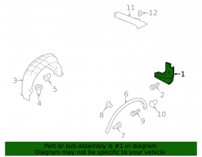 Mud flaps set 4pcs Nissan Rogue 14-20 AVTM