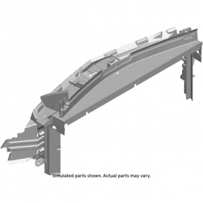 Upper front radiator deflector Chevrolet Malibu 19- 1.5T