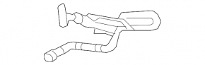 Right headlight washer nozzle for Lexus LS460 LS600h 07-09