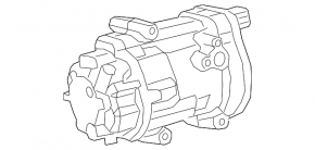 Air conditioning compressor Toyota Camry v70 18-24 hybrid