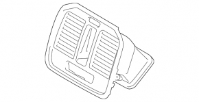Porsche Macan 15-18 Center Console Air Vent Deflector