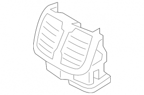 Rear Air Vent Deflector Hyundai Tucson 16-21