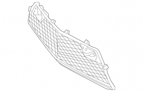 Lower grille of the front bumper Mercedes GL-class X166 13-16 AMG pkg