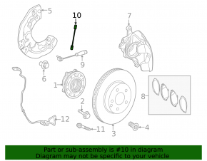 Front left brake hose Mercedes W213 E 17-23