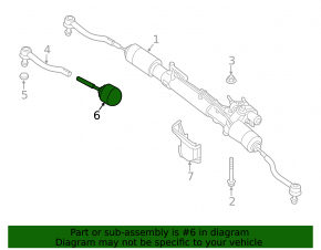 Steering rod left Nissan Pathfinder 13-20 CTR