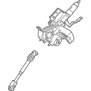 Steering column with EPS Ford Ecosport 18-22 with cardan shaft